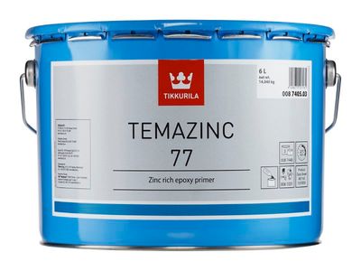 Tikkurila TEMAZINC 77 - zinkom obohatená epoxidová farba Šedá,10L