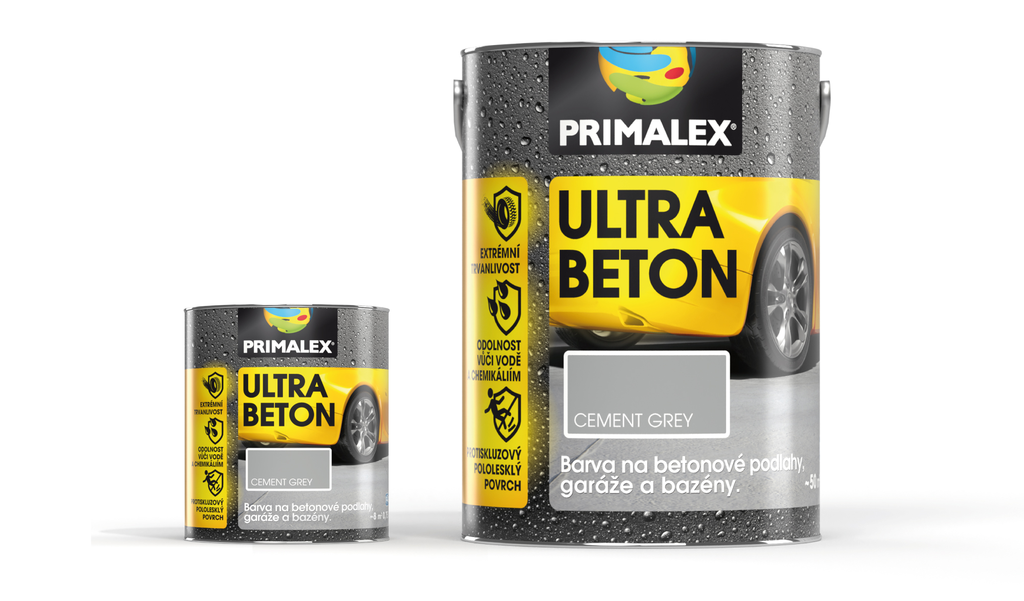 Primalex Ultra Beton Cement grey,0.75L