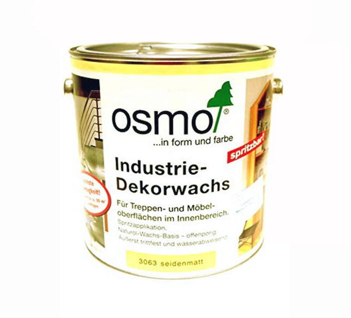 OSMO Priemyselný dekoračný vosk 3063 Bezfarebný polomatný,2.5L