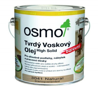 OSMO Tvrdý voskový olej Efekt 3041 Natural,125ml
