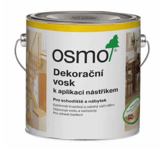 E-shop OSMO Dekoračný vosk na aplikáciu striekaním 3084 Bezfarebný matný,2.5L