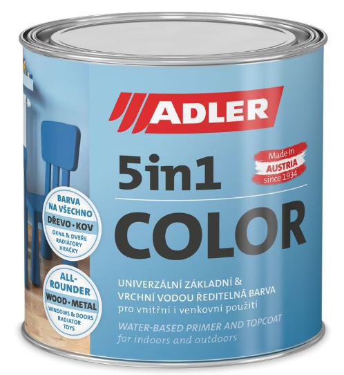 Adler 5in1-Color 10-svetlosivá,750ml